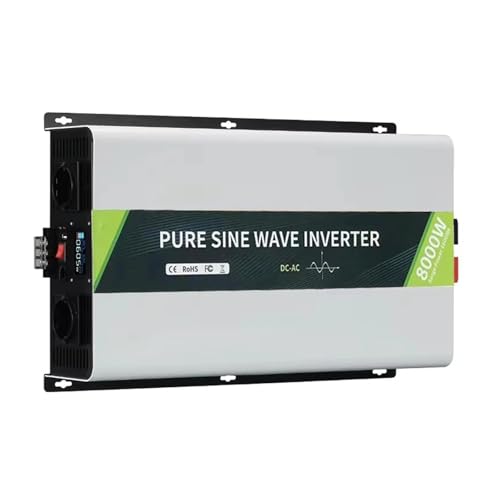 Convertidor Inversor Onda Sinusoidal Pura 16000W Y 8000W Voltaje CC 24V 48V Y 60V A CA 220V Y 230V con Pantalla A Color para Autocaravanas Y Camping Inversor(48V,230V 50HZ Uni,16KW)