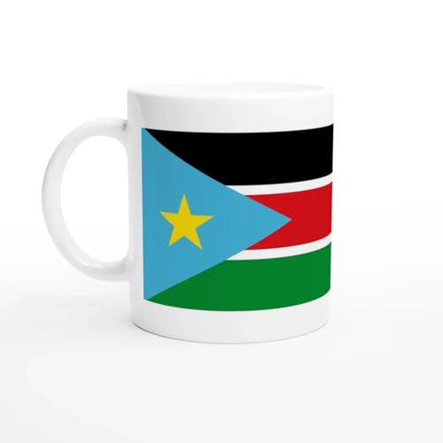 PixelForma Mug Drapeau Soudan du Sud