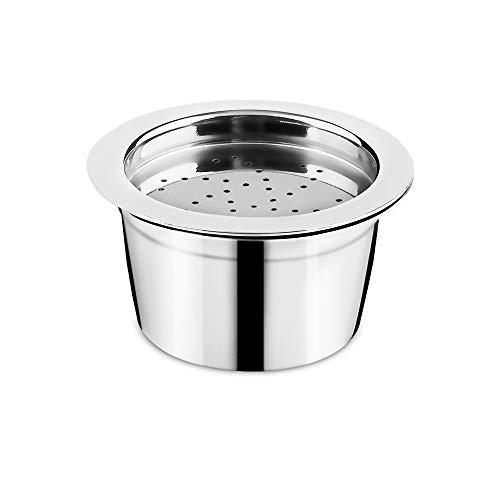 Refillable Stainless Steel Coffee Capsule Reusable refill Coffee filter Compatible for K-fee Version Starbucks Version Caffitaly Tchibo Cafissimo ALDI Expresso (Capsule)