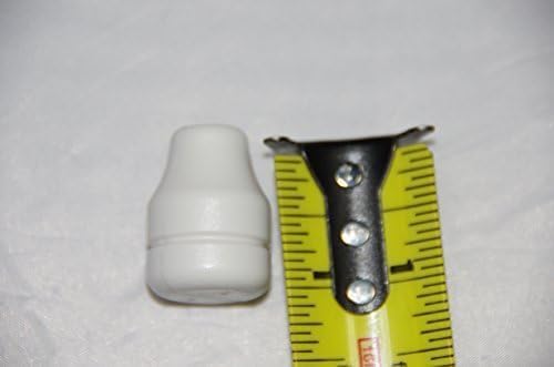 KyJyGy Breakaway Window Blind Tassels. White Bell Shape (10)