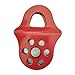Mqetly 3 Ton Snatch Block Winch Pulley Towing Pulley Tackle Block Pulley Block for Industrial Tractor Garage Vehicle Marine