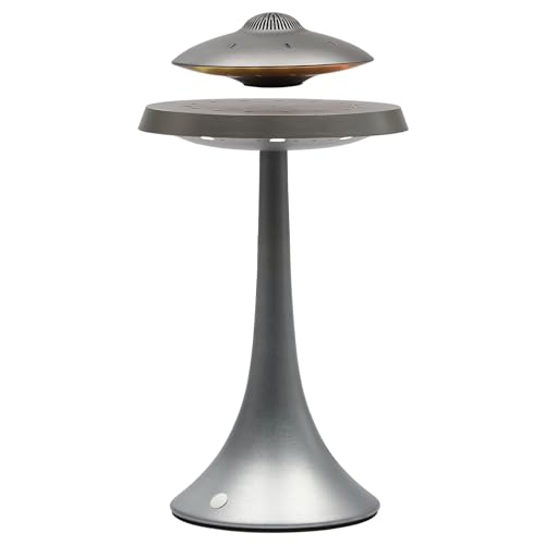 Xilinjyao Enceinte Bluetooth 5.2 suspendue, technologie de lévitation magnétique, haut-parleur flottant, design OVNI LED, convient pour le salon, la chambre à coucher et le bureau