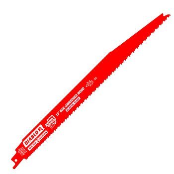 Diablo DS1212BW2 12" 6/12 TPI Wood Cutting Reciprocating Saw Blade 2 Count