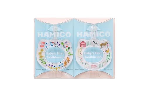 Hamico HAM Ico Baby Toothbrush Gift Set Gentle, Extra- Soft Bristles For Baby’S First Toothbrush thumb #1