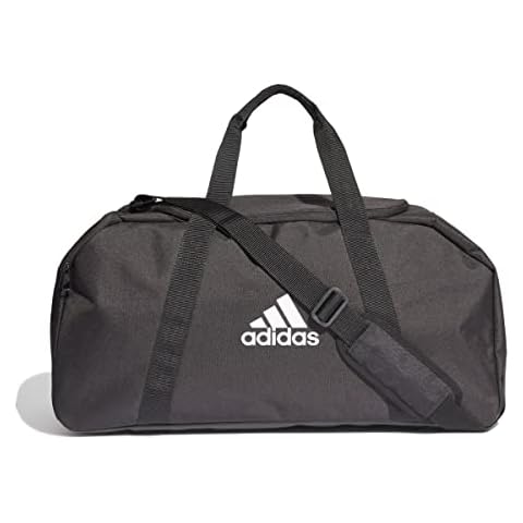 Bolsa de deporte adidas Tiro DU M, negra y blanca Cover