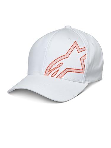 Alpinestars Share Hat Cap with Visor Stretch Fit Mens Baseball Cap White L/XL