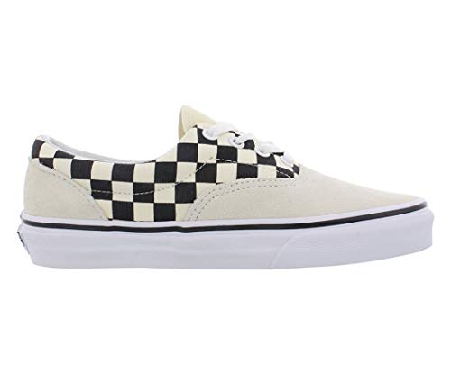 Vans Vans Mens U ERA Primary Check Marshmallow Black Size 5.5