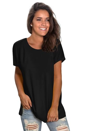 Womens Loose Fit Tshirts Short Sleeve Summer Tops Casual Workout Yoga Tunic T Shirts Tops2