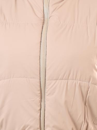Image of KOTTY Women Nylon Full Sleeve Solid Standard Length Puffer Jacket