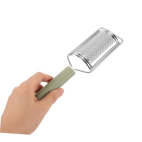 Rallador de Cocina de Acero Inoxidable con Mango PP Verde miniatura 3
