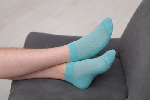 Image of RONDO 3 Pack Thin Ankle Socks - Unisex Ultra Thin Breathable Athletic Socks - Low Cut Running Ankle Socks - Thin Cotton Socks