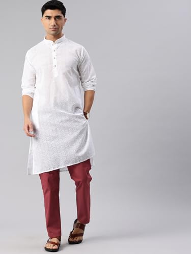 Image of Majestic Man Men's Regular Fit Mid Rise Casual Style Pure Cotton Pyjama Bottom