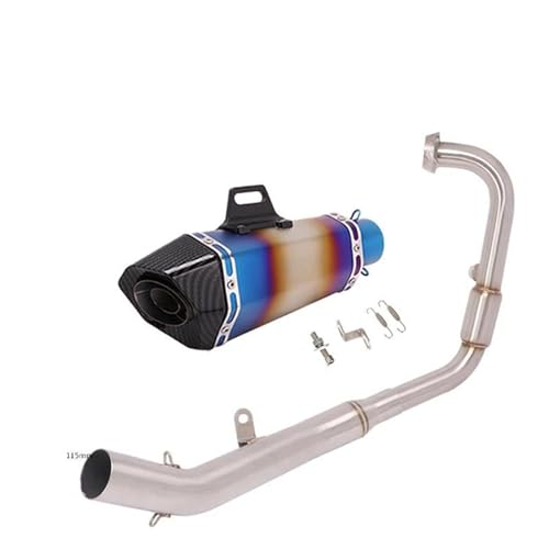 Silencieux d'échappement Voge 300RR pour réduire le bruit avec DB Killer amovible bleu