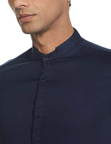 Image of Spykar Men's Solid Slim Fit Shirt