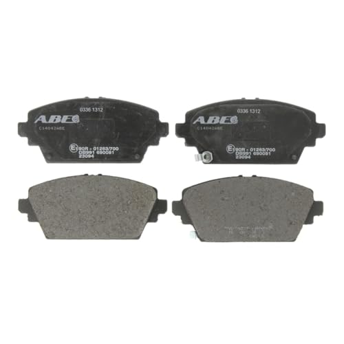Plaquettes de freins Avant ABE 17.2mm C14042ABE pour Honda Accord et Nissan Almera