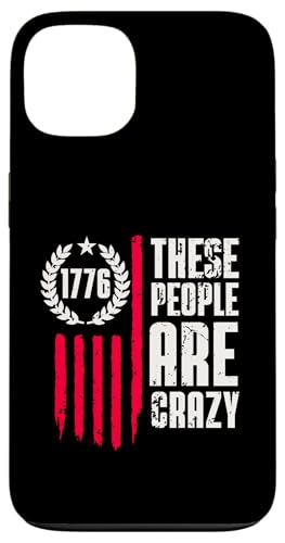 These People are Crazy Flag Retro Vintage �X�}�z�P�[�X iPhone 13 �p