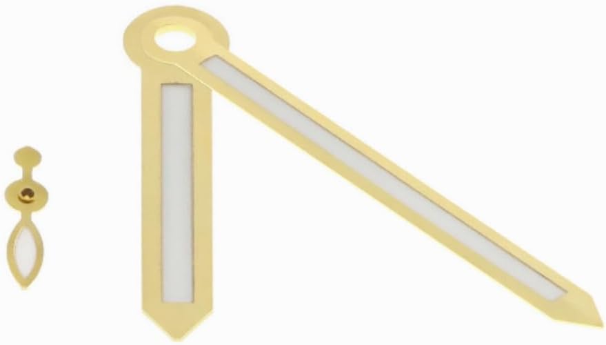 Ewatchparts Watch Hand Compatible With Pam 183 47mm Panerai 127 Fiddy 1950 ETA 6497-6498 13 x 17.5 Gold