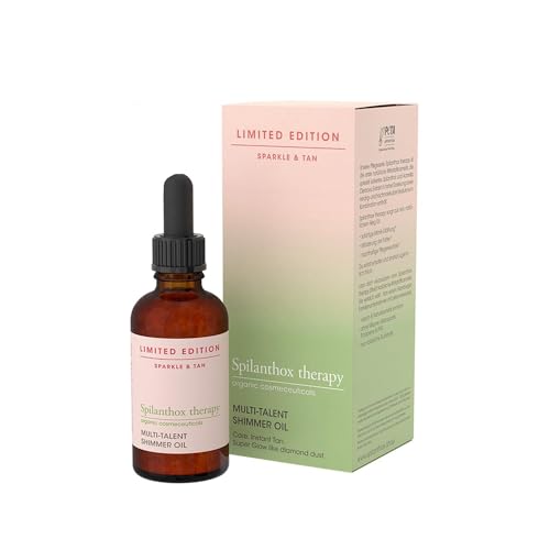 Spilanthox therapy, Multi-Talent Shimmer Oil, Body Oil for Mega Glow & Instant Tan, Spilanthol