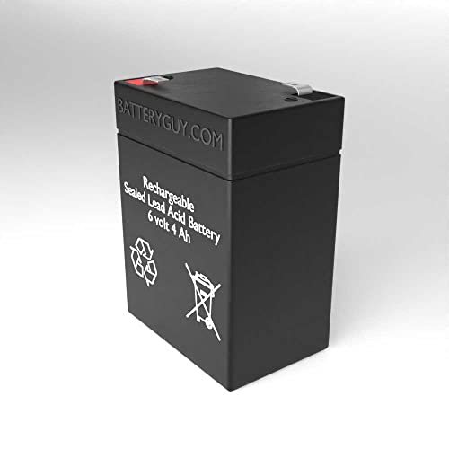BatteryGuy LW-3FM4 Replacement 6V 4.5Ah SLA Battery Brand Equivalent (Rechargeable) - Qty of 1