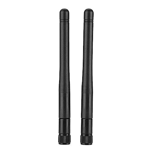 Denash 2PCS Dual Band WiFi Antenna, Network Card Antenna Dual Band WiFi Router High Gain SMA Interface Wireless Network Card External Antenna(2DBi)
