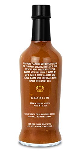 Tabañero Original Hot Sauce, Gluten Free, 8oz. Bottle (Pack of 12)