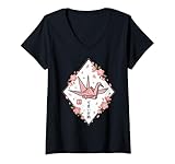 Cute Origami Crane - Japanese Cherry Blossom