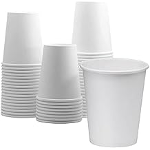 Basic White Paper Hot Cup, Case of 1000 Count 8oz