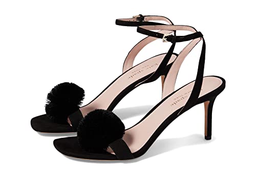 Kate Spade New York Amour Pom Sandal Black 7 B (M) #TOP25
