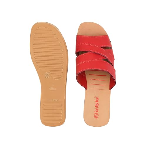 Image of inblu Stylish Fashion Slipper for Women | Comfortable | Lightweight | Anti Skid | Casual Office Footwear (MR02 NT)
