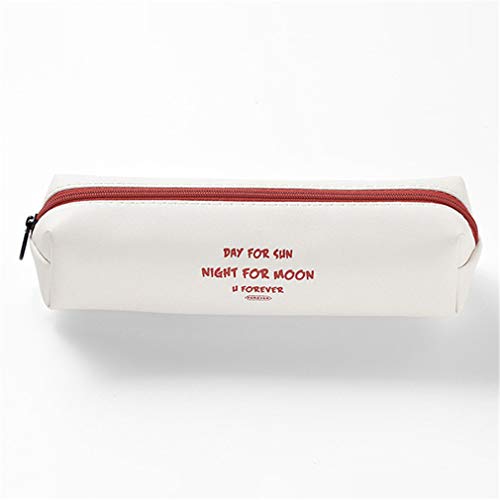 FLYFO Zylinder Wasserdicht Mäppchen, Kreativ Grosse Kapazität Leder Reißverschluss Multifunktion Schulmaterial Werkzeug Aufbewahrungstasche,3 Cover