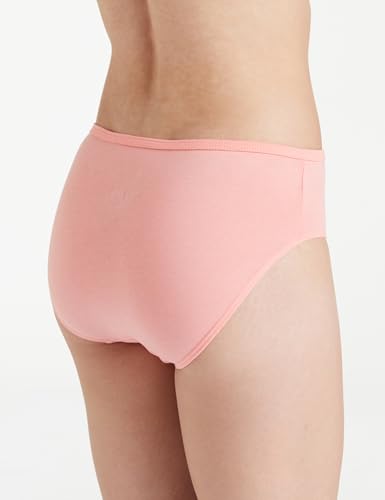 Image of Amazon Brand - Symbol Women Cotton Stretch Mid Waist High Coverage Hipster with Concealed Waistband (Available in Plus Sizes)