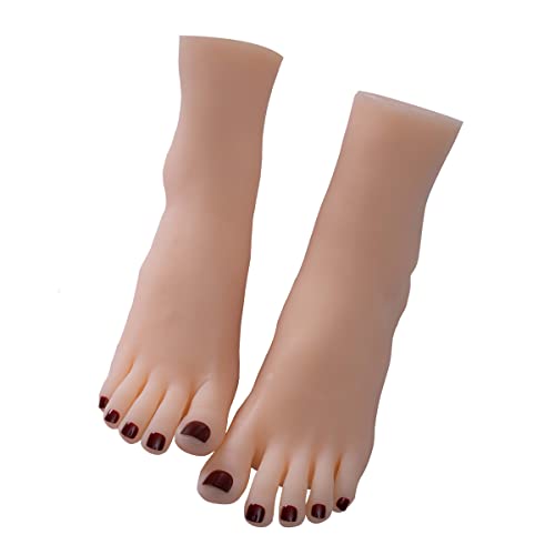 Linmin 1 Pair Of Silicone Simulation 1:1 Scale Model Silicone Women'S Football Display Art Shooting Props Etc cover