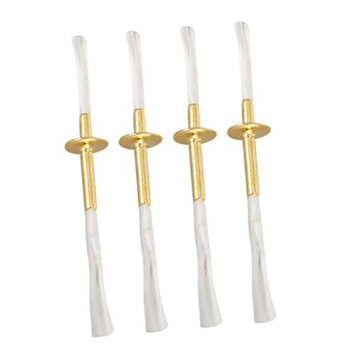 BESTYASH 4Pcs Lamp Wicks Replacement for Burners Oil Lamps Easy Installation and Thread Wicks for Ceremonial Lighting Weddings