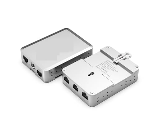 Conmutador Gigabit Industrial de metal con 5 puertos PoE y tecnología Plug & Play