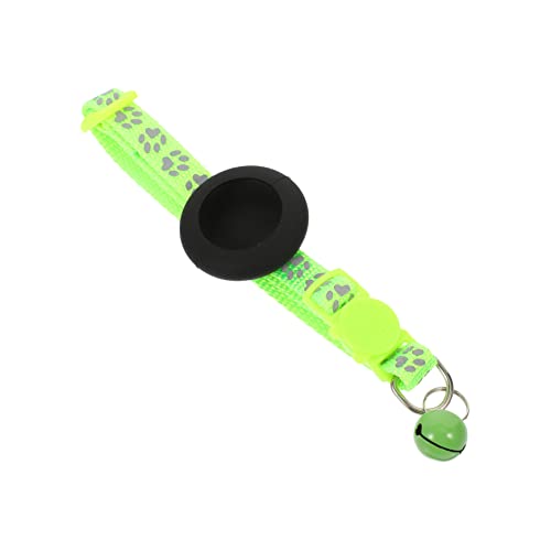 BESPORTBLE Collar De Gato Collares De Gato Collar Rastreador para Mascotas Gato con para Gatos Collar De Perro Grande Campana De Gato Perro Corbatas De Lazo Collar Rastreador Rojo Nylon Green