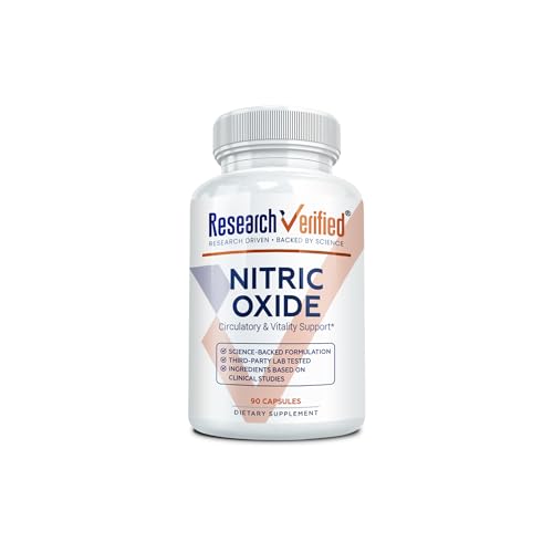 Image of Research Verified Nitric Oxide - with L-Arginine and L-Citrulline - 90 Count - 1 Bottle