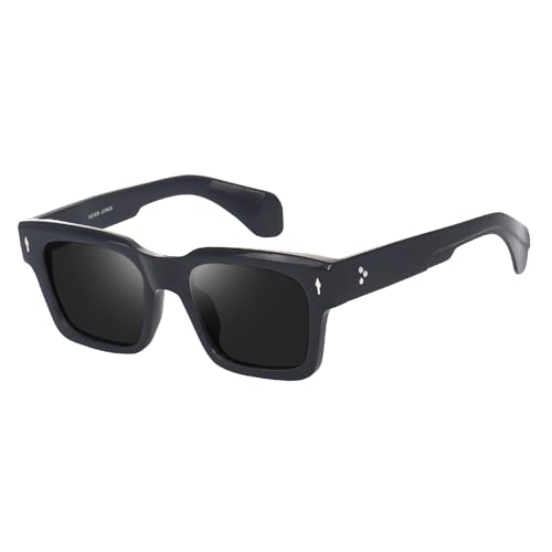 Image of Peter Jones I Zero Power Blue Cut Computer Glasses I Retro Square Shape I Gaming Glasses I UV Protected & Blocks Harmful Rays I Men & Women I Large Square 3804