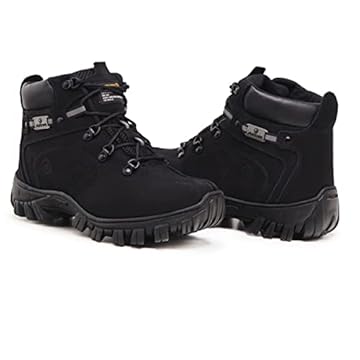 Bota Coturno Feminino com Selo de Segurança Adventure (Black, br_footwear_size_system, adult, numeric, numeric_36)