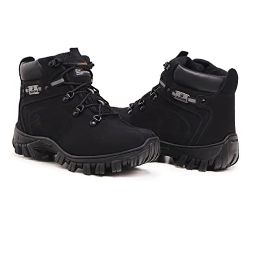 Bota Coturno Feminino com Selo de Segurança Adventure (Black, br_footwear_size_system, adult, numeric, numeric_36)