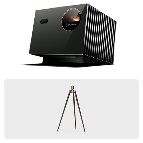 Valerion VisionMaster Pro2 �g���v�����[�U�[ 4K�v���W�F�N�^�[ �{ �E�H�[���i�b�g�g���b�v�X�^���h �Z�b�g