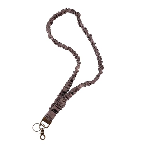 Retractable Scrunchy Lanyard Neck Keychain Ideal Decorations and Accessories for Hanging ID Badges and Keys for Women