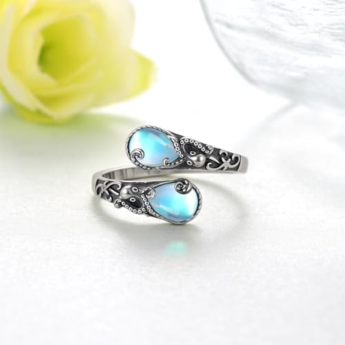 Spoon Rings for Women 925 Sterling Silver Spoon Rings Vintage Thumb Ring Gifts for Women2