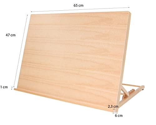 Chevalet de table Paintersisters de haute qualité en hêtre massif A2 - 7
