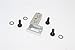 Tamiya CC01 Upgrade Parts Aluminum Servo Mount - 1Pc Silver