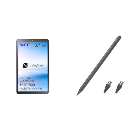 NEC LAVIE T8 �^�u���b�g 8.7�C���` wi-fi���f�� Android 14 MediaTek Helio G85 4GB 64GB LED �L����p�t�� ���i�O���[ TAB08H05+�G���R�� �^�b�`�؃� �X�^�C���X�y�� �y���@�� �X�}�z�E