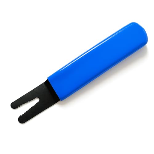 Jam Bar Toilet Tool Dual V-Teeth Plumbing Tools Stops Bolt Rotation Wrench(1 Pack)