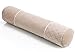 Okrągła rolka pod kark podparcie szyi poduszka cylindryczna łóżko poduszka do spania 40 cm x 10 cm z możliwością prania poszewka na poduszkę ulga w bólu pleców regulowana poduszka beżowa, hipoalergiczna podkładka na głowę