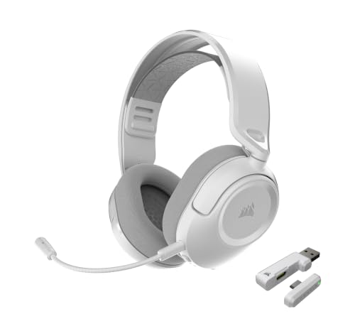 Corsair HS35 v3 Wireless Gaming Headset with Mic – White - image 1