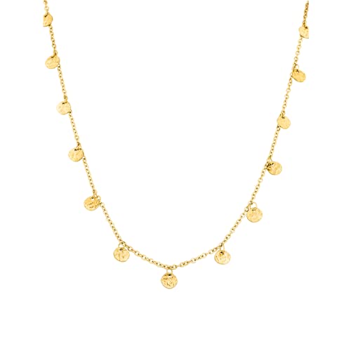 PURELEI® Collier Malihini (or et or rose), collier femme avec pendentifs, bijoux en acier inoxadable, longueur 35 à 40 cm Cover