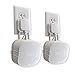 The Eero Genie for eero 6+, eero 6, and Mesh Wi-Fi: Wall Mount Outlet Holder Stand | Lowest Profile | Open Access | Multiple Install Options | Horizontal Outlets | Design Winner! (2-Pack)